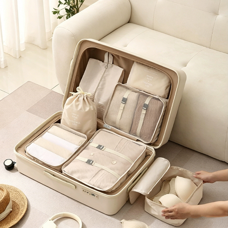 Travel Accessories Packing Cubes - 7-Piece Packing Cubes Set - Travel