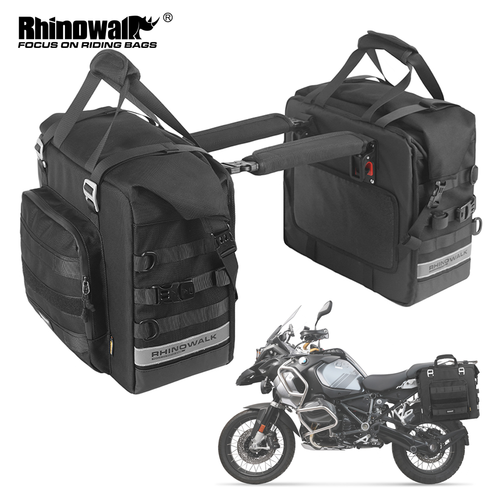 Travel Accessories Packing Cubes - Rhinowalk Motorcycle Side Pannier Bag Waterproof