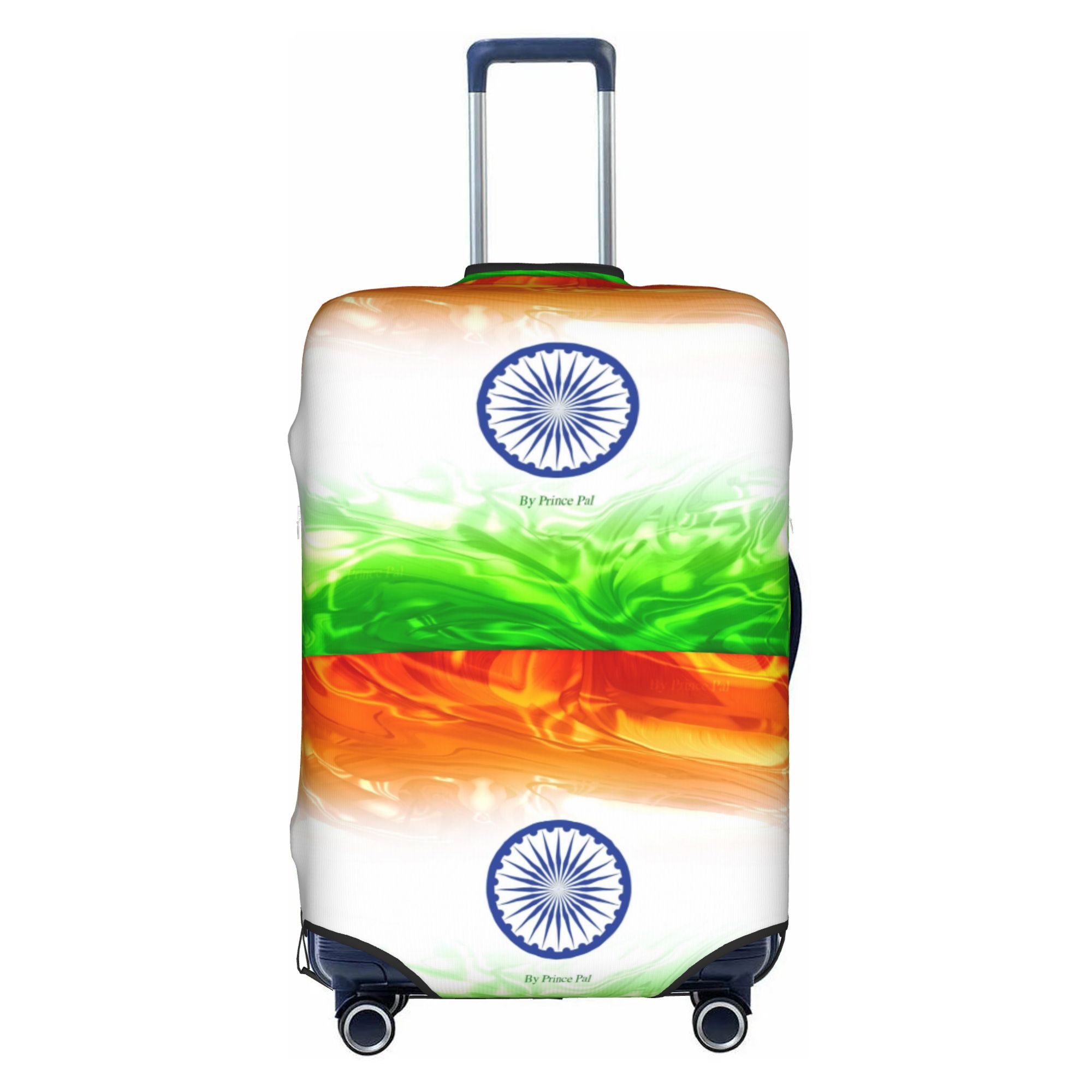 Travel Accessories India - Cute Flag Of Indias Luggage Cover