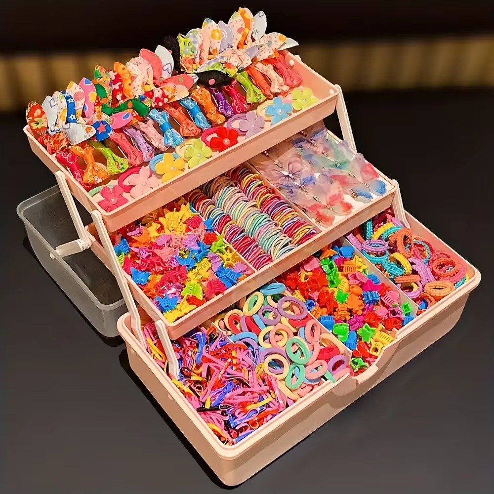 Travel Accessories For 4 Year Old - 555 Pieces Suitable for Girls’ Everyday