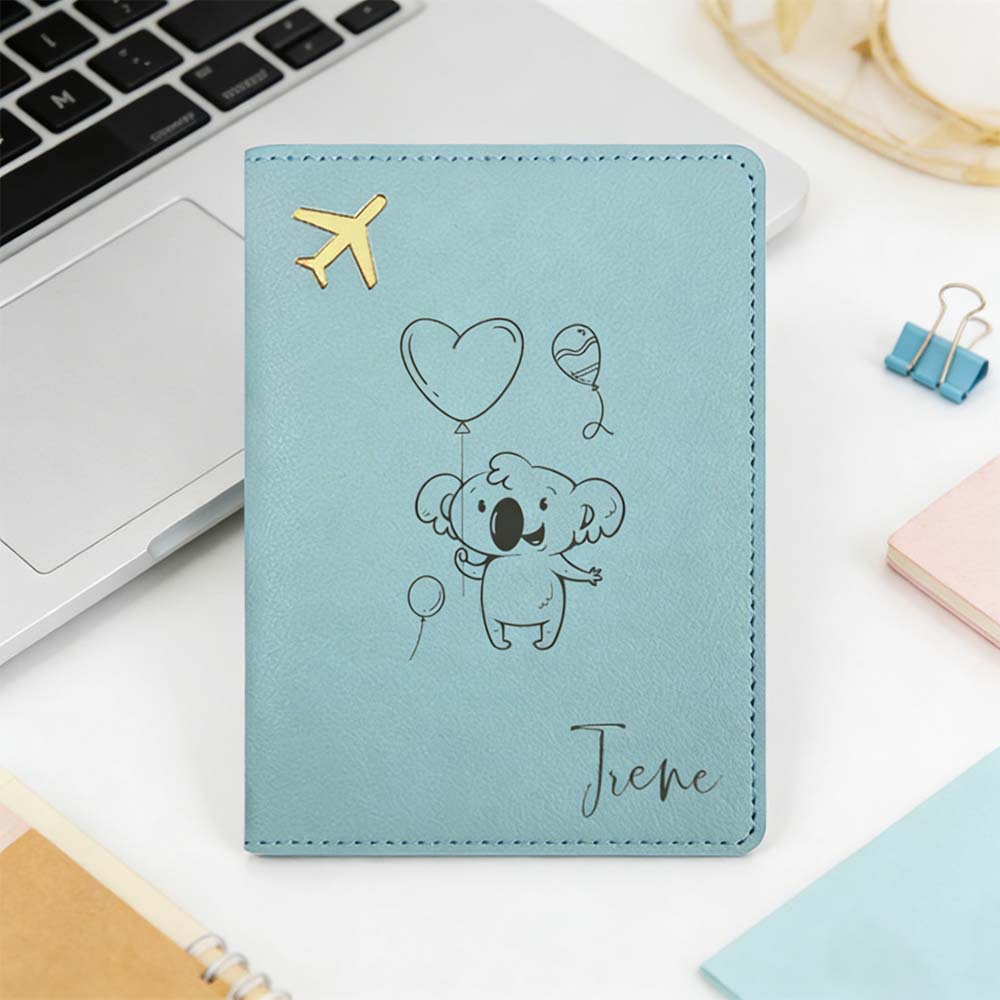 Travel Accessories Meaning - 1pc Personalized Name Passport Cover Memory