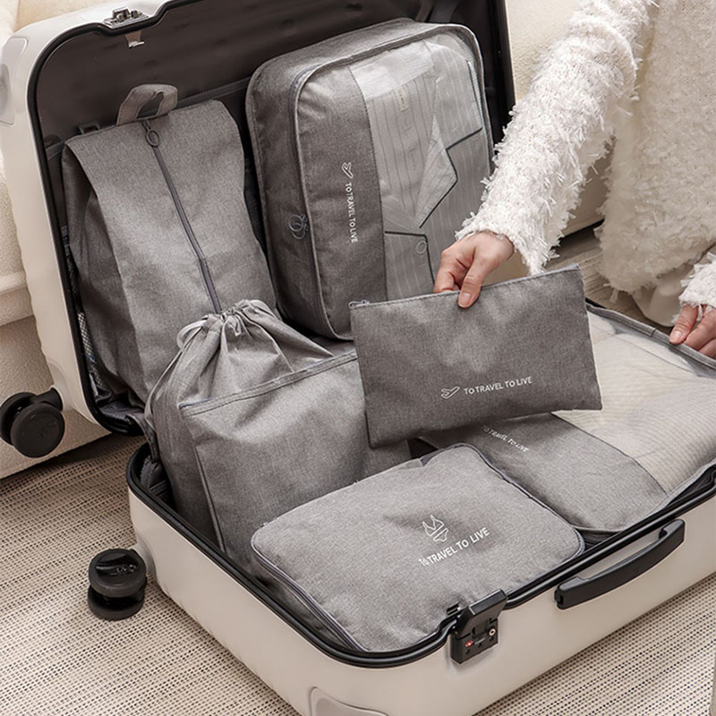 Travel Accessories Packing Cubes - 7 Piece Travel Packing Cubes Set