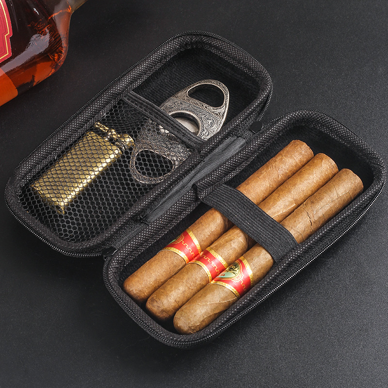 Travel Accessories Usa - 1pc Portable Cigar Travel Case EVA