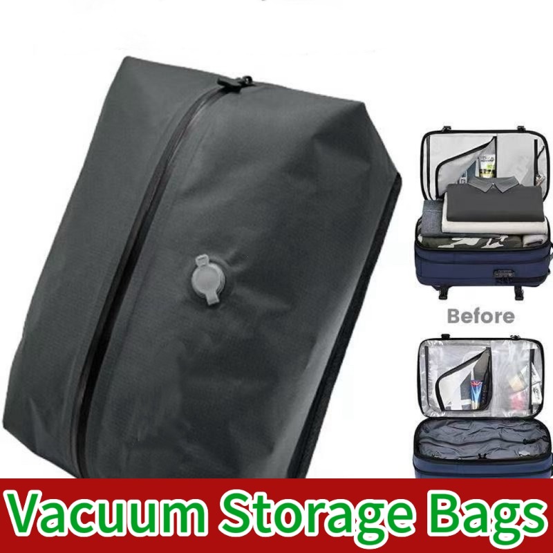 Travel Accessories Packing Cubes - Vacuum Storage Bags,Travel Essentials Suitcases Clothes