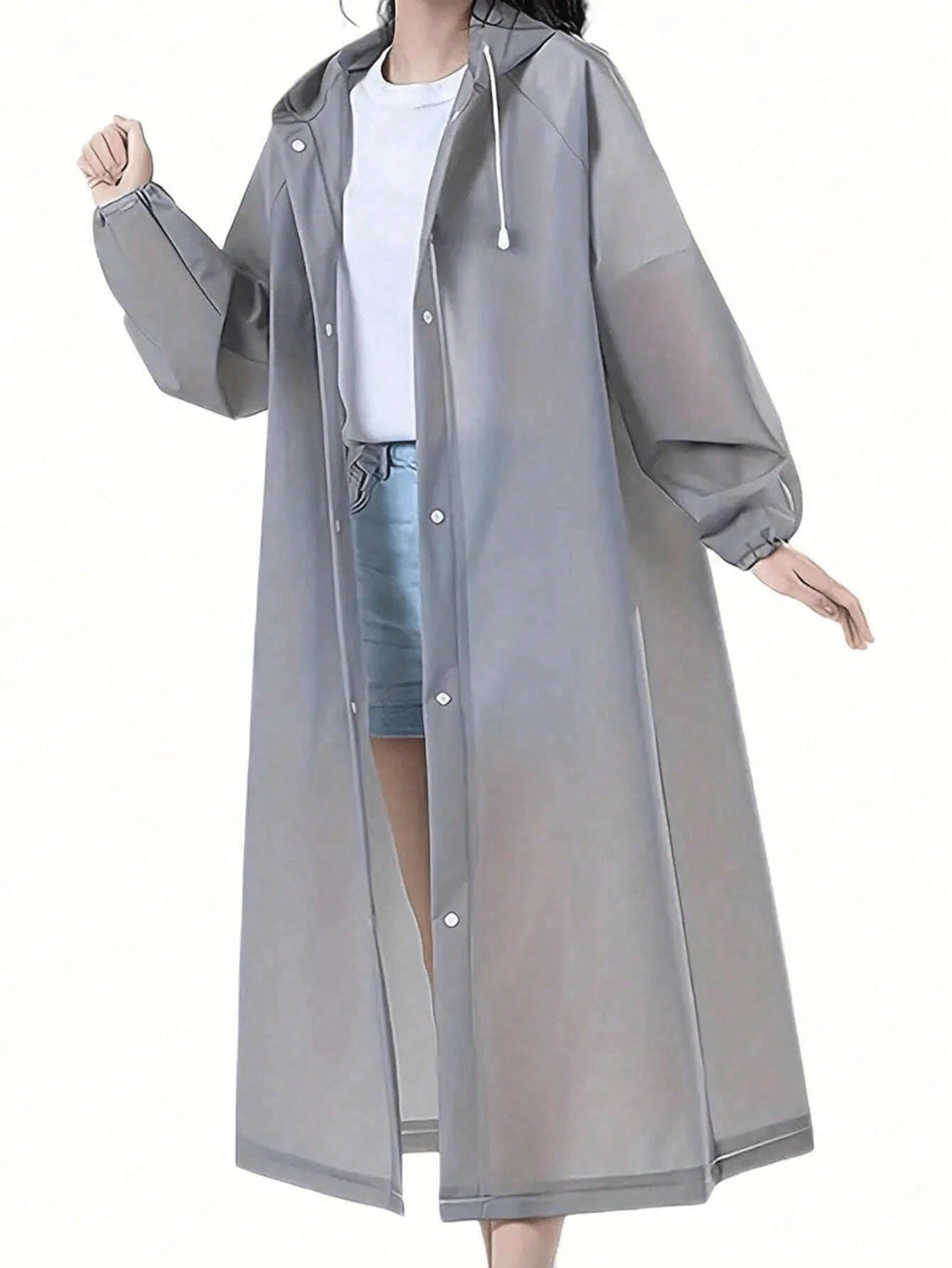 Travel Accessories Needed - Long EVA Unisex Raincoat Thickened Waterproof