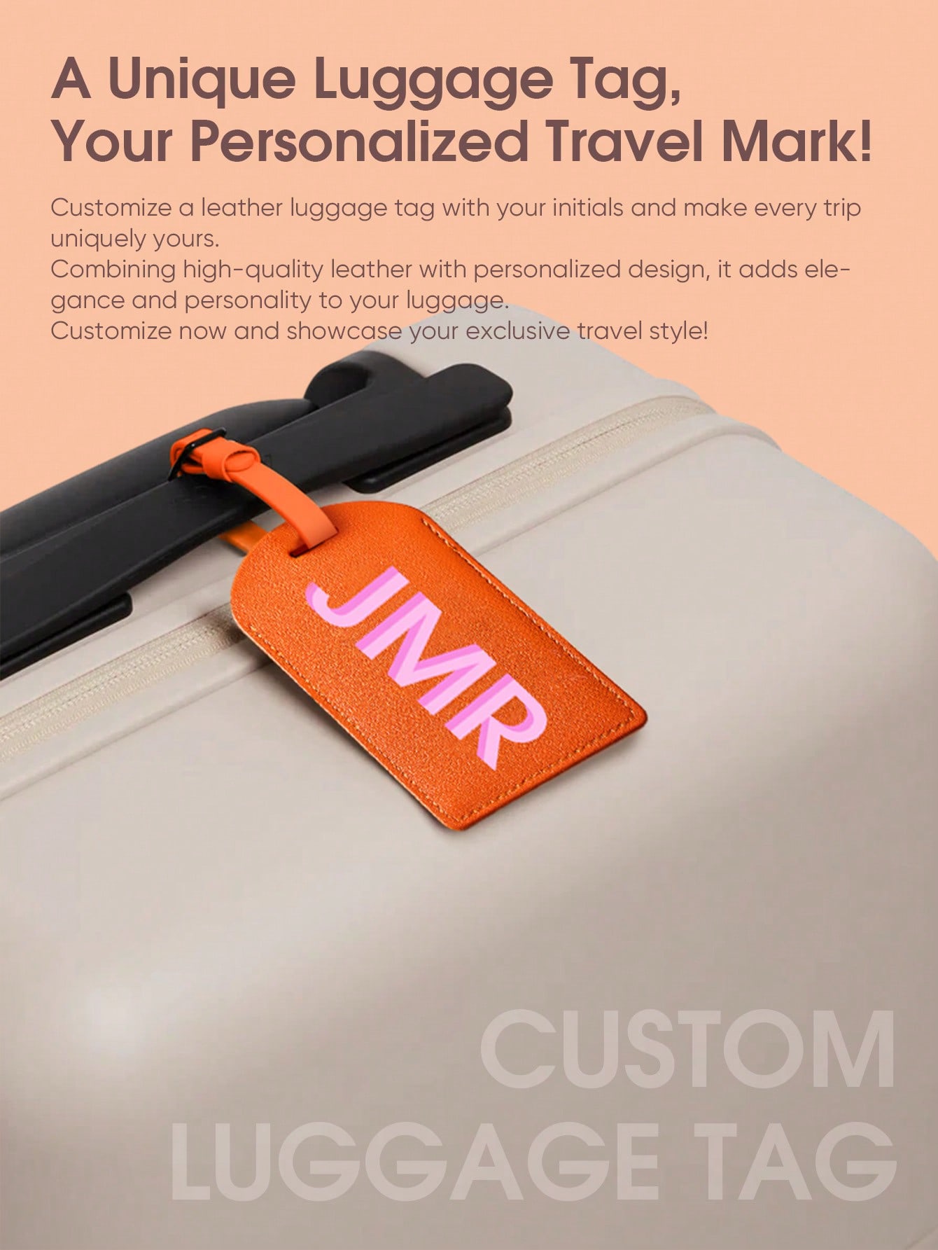 Personalized Initial Luggage T - Travel Accessories Bag ulasan dan harga