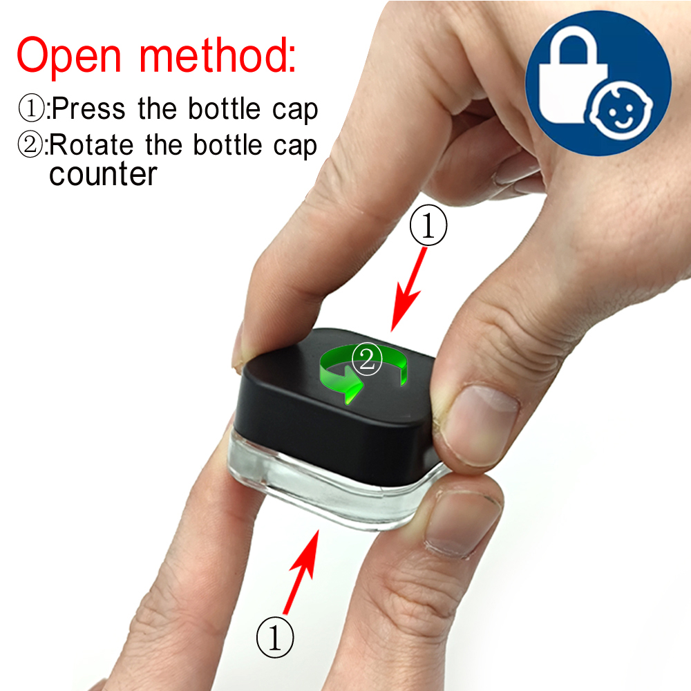 20pcs Glass Jars With Security - Travel Accessories Needed ulasan dan harga
