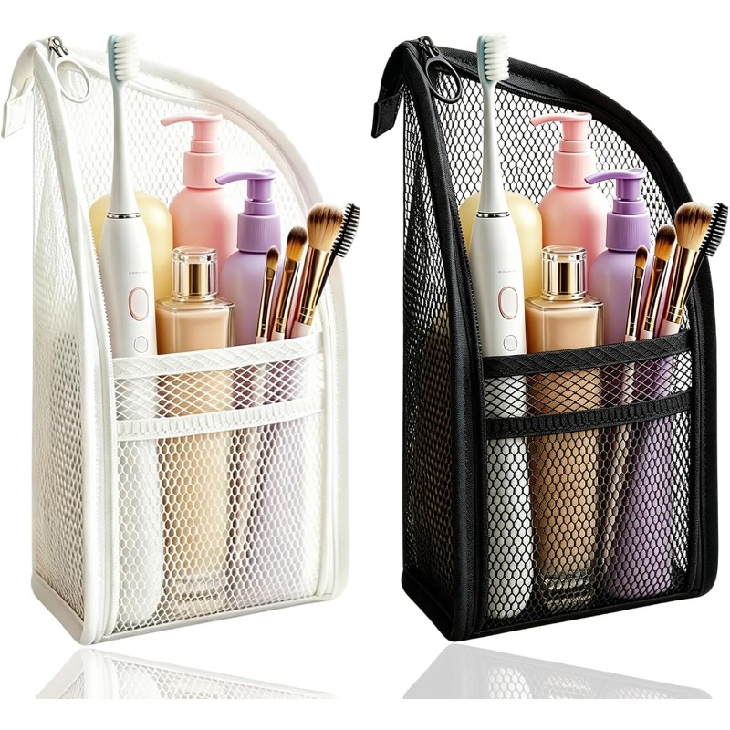Mesh Toiletry Bag Breathable Q - Travel Accessories Bag ulasan dan harga