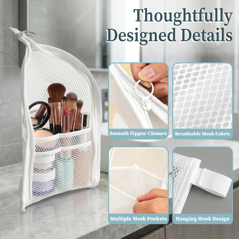 Mesh Toiletry Bag Breathable Q - Travel Accessories Bag ulasan dan harga