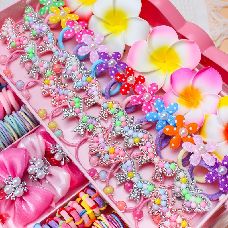 546Pcs Bow High Elastic Hair A - Travel Accessories For 4 Year Old ulasan dan harga