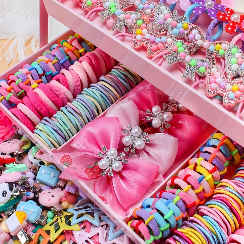 546Pcs Bow High Elastic Hair A - Travel Accessories For 4 Year Old ulasan dan harga