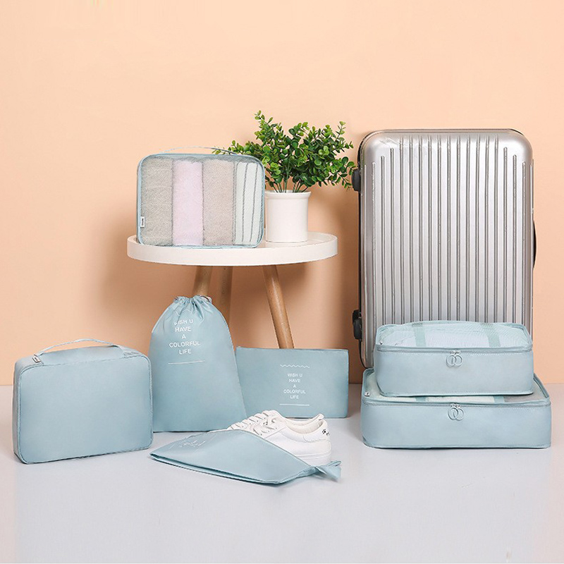 7-Piece Packing Cubes Set - Tr - Travel Accessories Packing Cubes ulasan dan harga