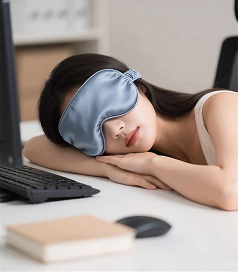 Silk Sleep Eye Mask, Double-Si - Travel Accessories Usa ulasan dan harga