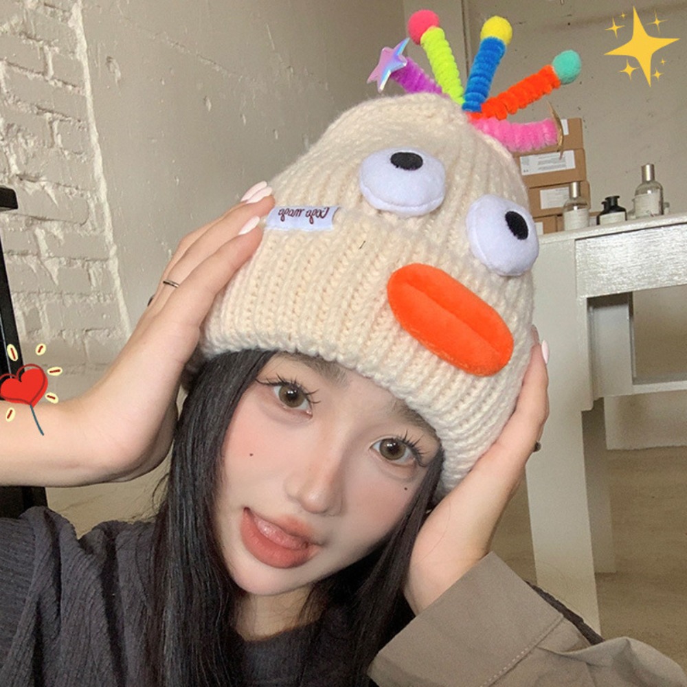 Beanie Hat New Fun Quirky Knit - Quirky Travel Accessories ulasan dan harga