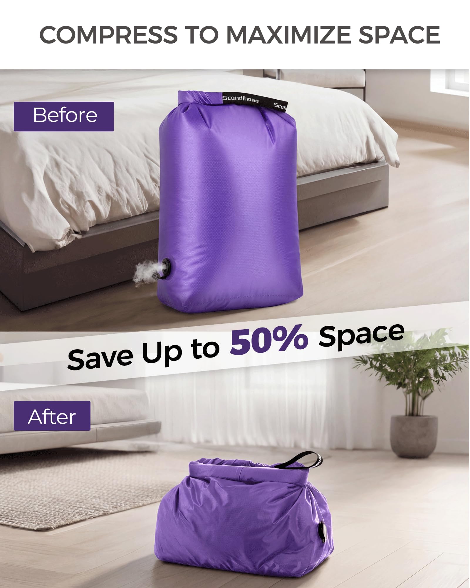 Bump Free Compression Bag for  - Travel Accessories Packing Cubes ulasan dan harga