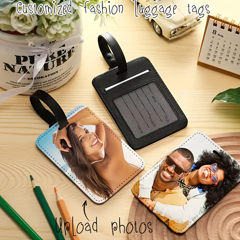 Custom Photo Leather Luggage T - Travel Accessories Meaning ulasan dan harga
