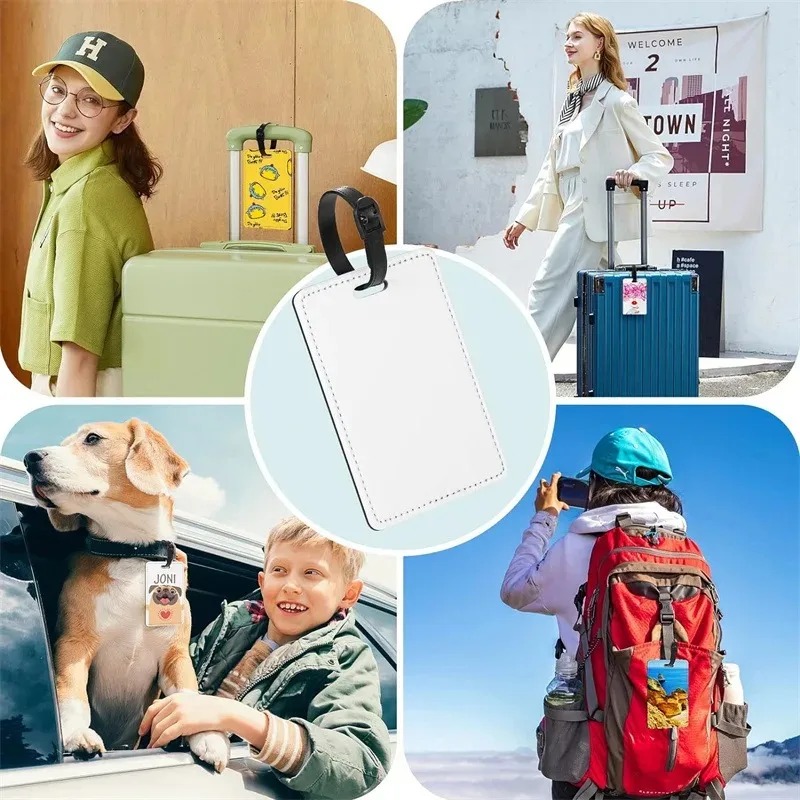 Custom Photo Leather Luggage T - Travel Accessories Meaning ulasan dan harga