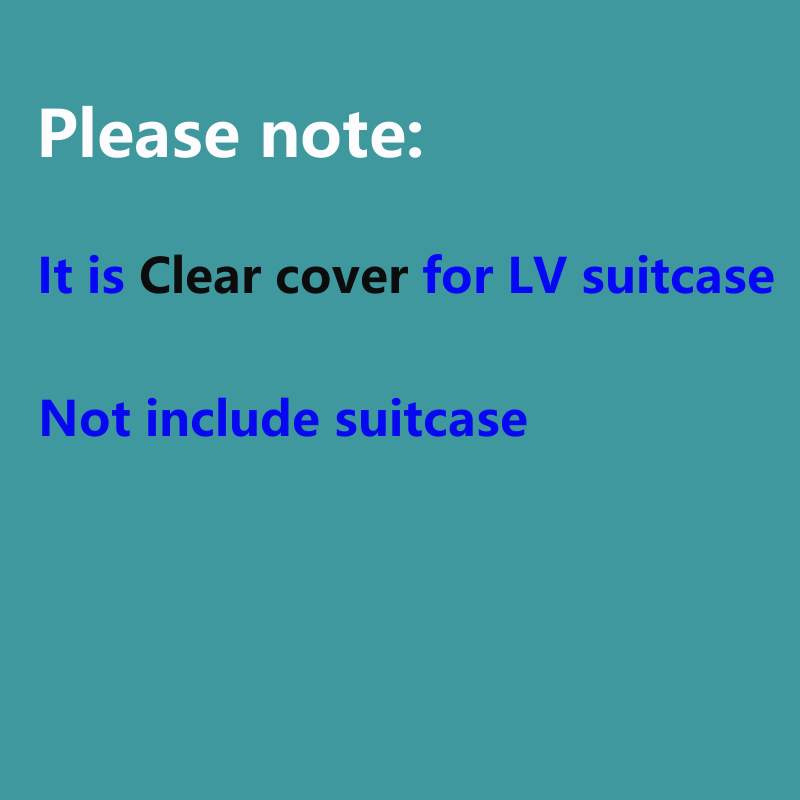 Transparent Cover for LV Suitc - Travel Accessories Louis Vuitton ulasan dan harga