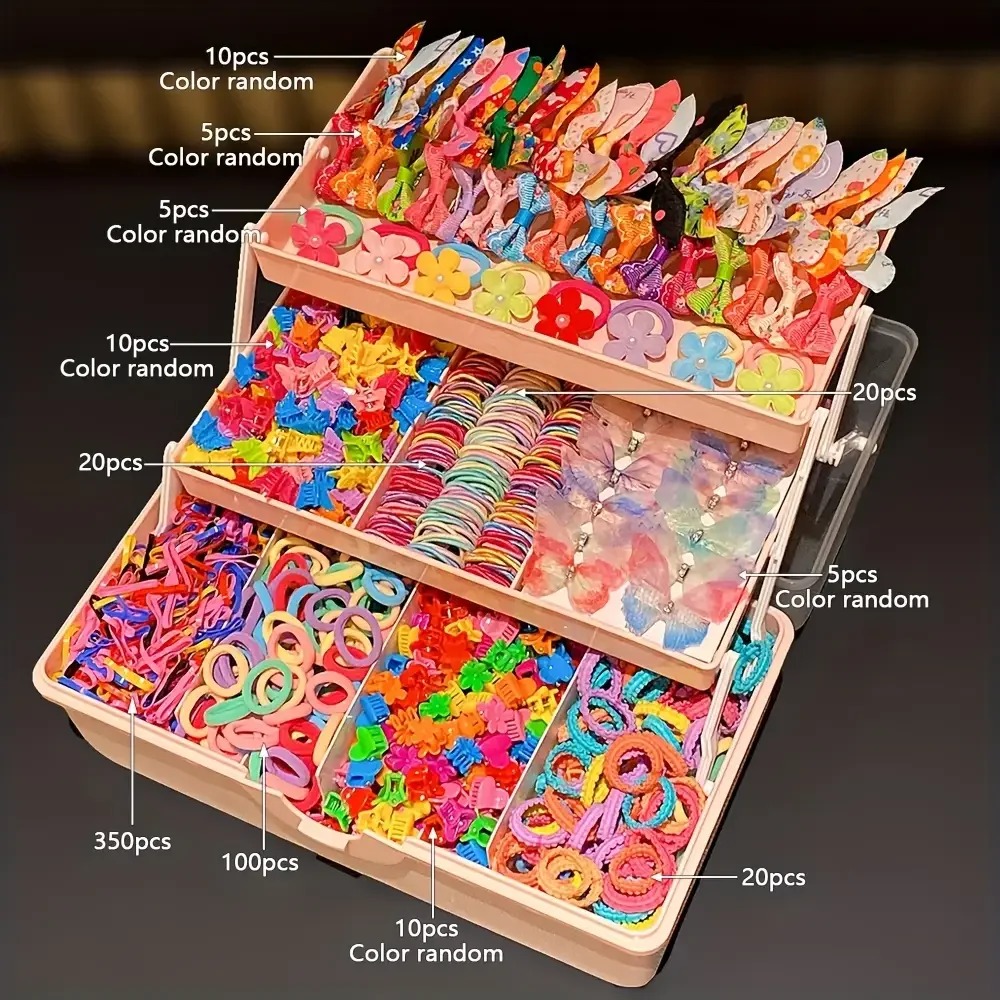 555 Pieces Suitable for Girls’ - Travel Accessories For 4 Year Old ulasan dan harga