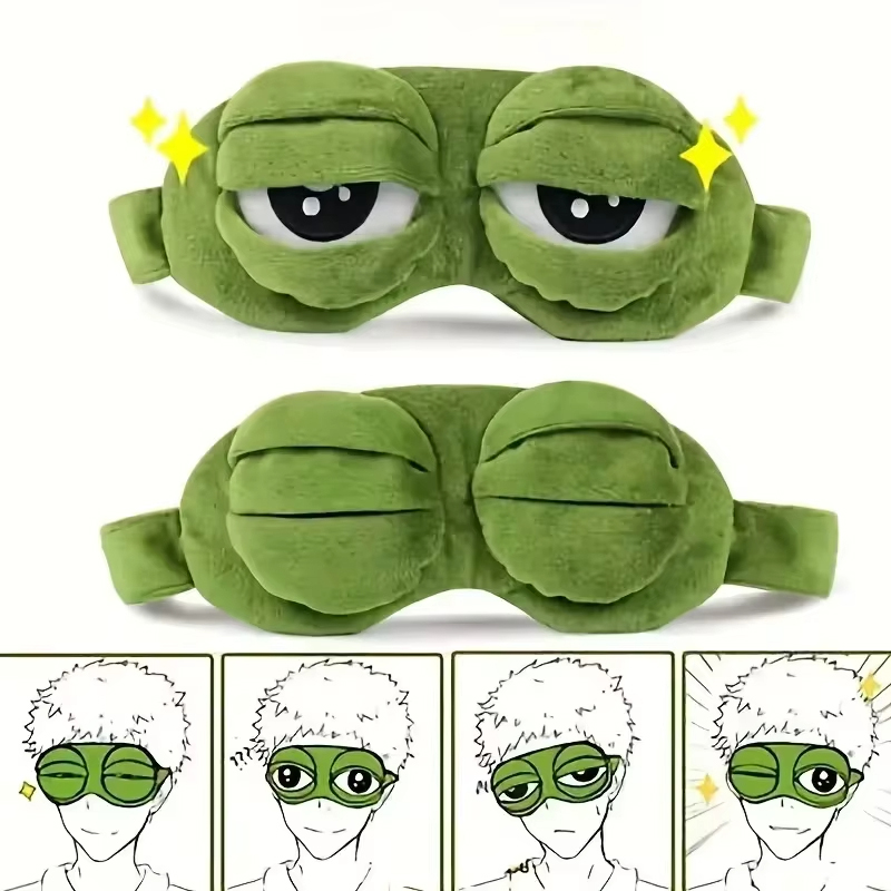 Frog Shaped Eye Mask Party Gam - Travel Accessories Usa ulasan dan harga