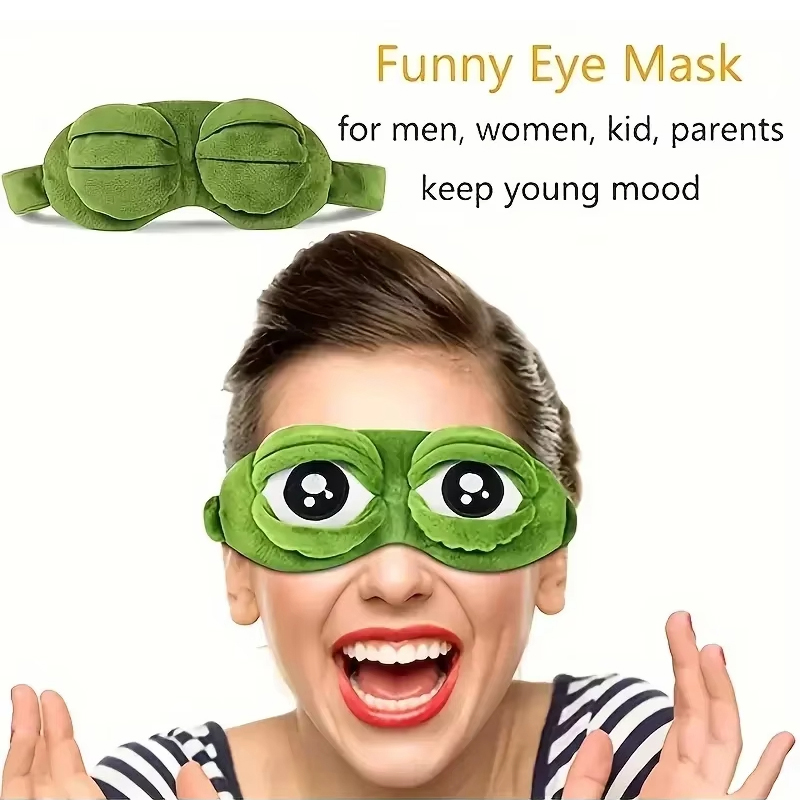 Frog Shaped Eye Mask Party Gam - Travel Accessories Usa ulasan dan harga