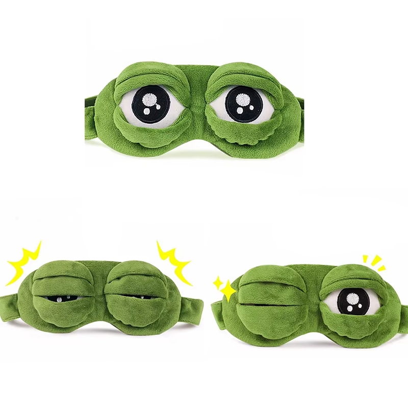 Frog Shaped Eye Mask Party Gam - Travel Accessories Usa ulasan dan harga