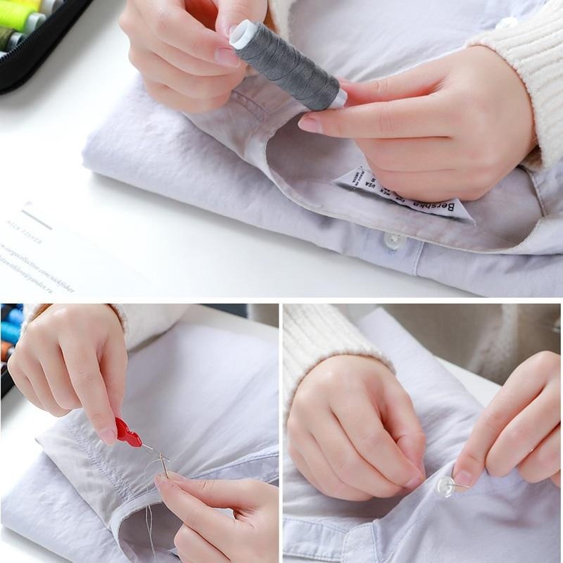 Portable 10Pcs/set Sewing Kit  - Travel Accessories Kit For Men ulasan dan harga