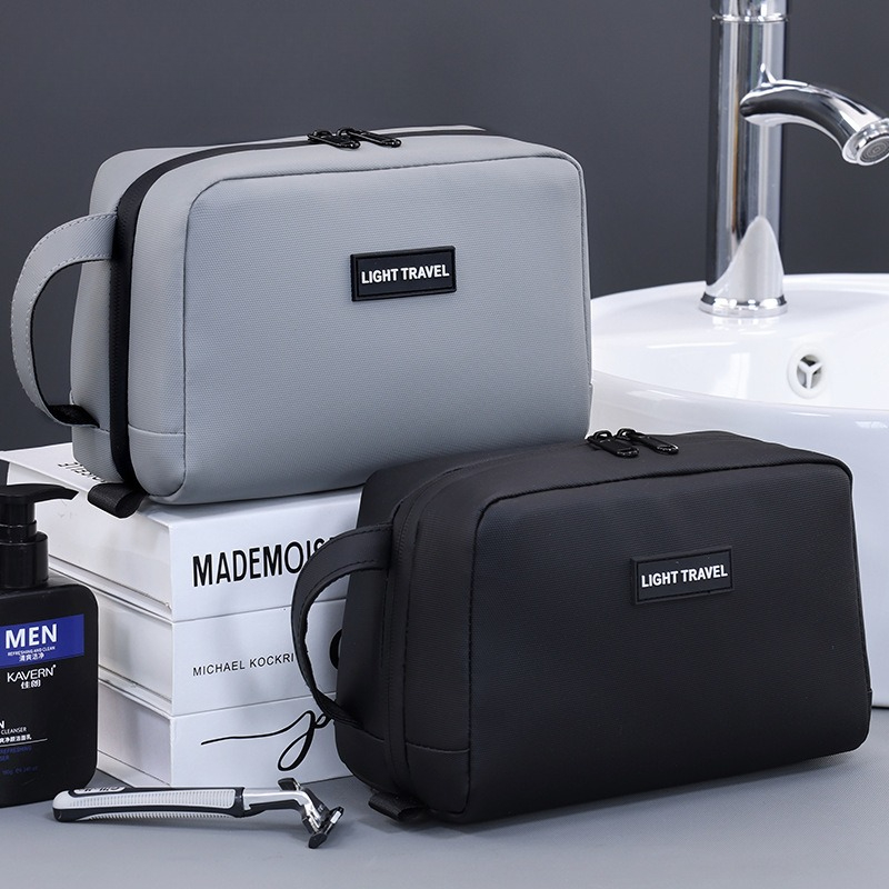 Waterproof Handheld Makeup Bag - Travel Accessories Kit For Men ulasan dan harga
