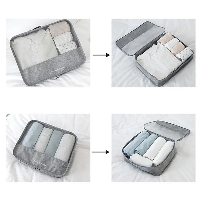 7 Piece Travel Packing Cubes S - Travel Accessories Packing Cubes ulasan dan harga