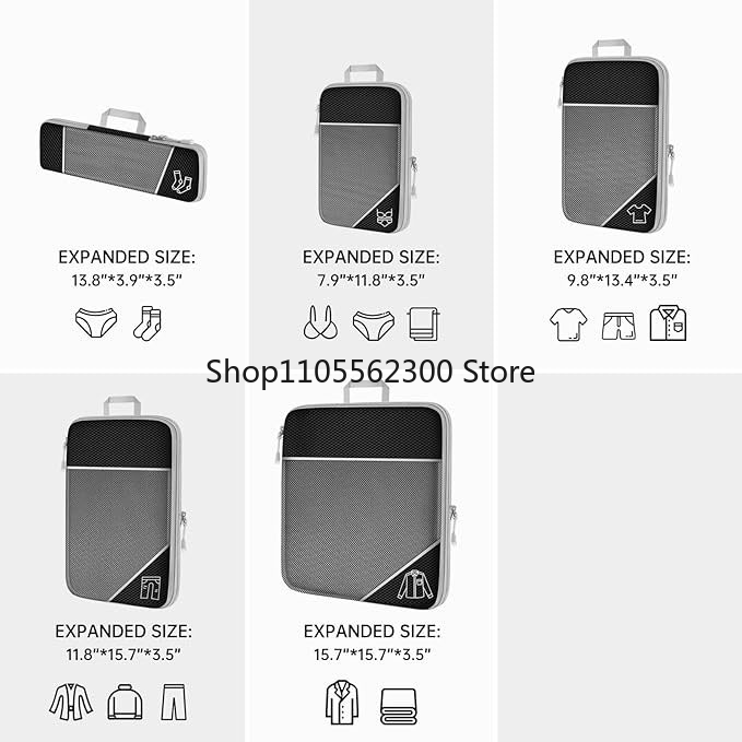 Compression Packing Cube Set E - Travel Accessories Packing Cubes ulasan dan harga
