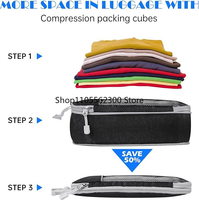 Compression Packing Cube Set E - Travel Accessories Packing Cubes ulasan dan harga