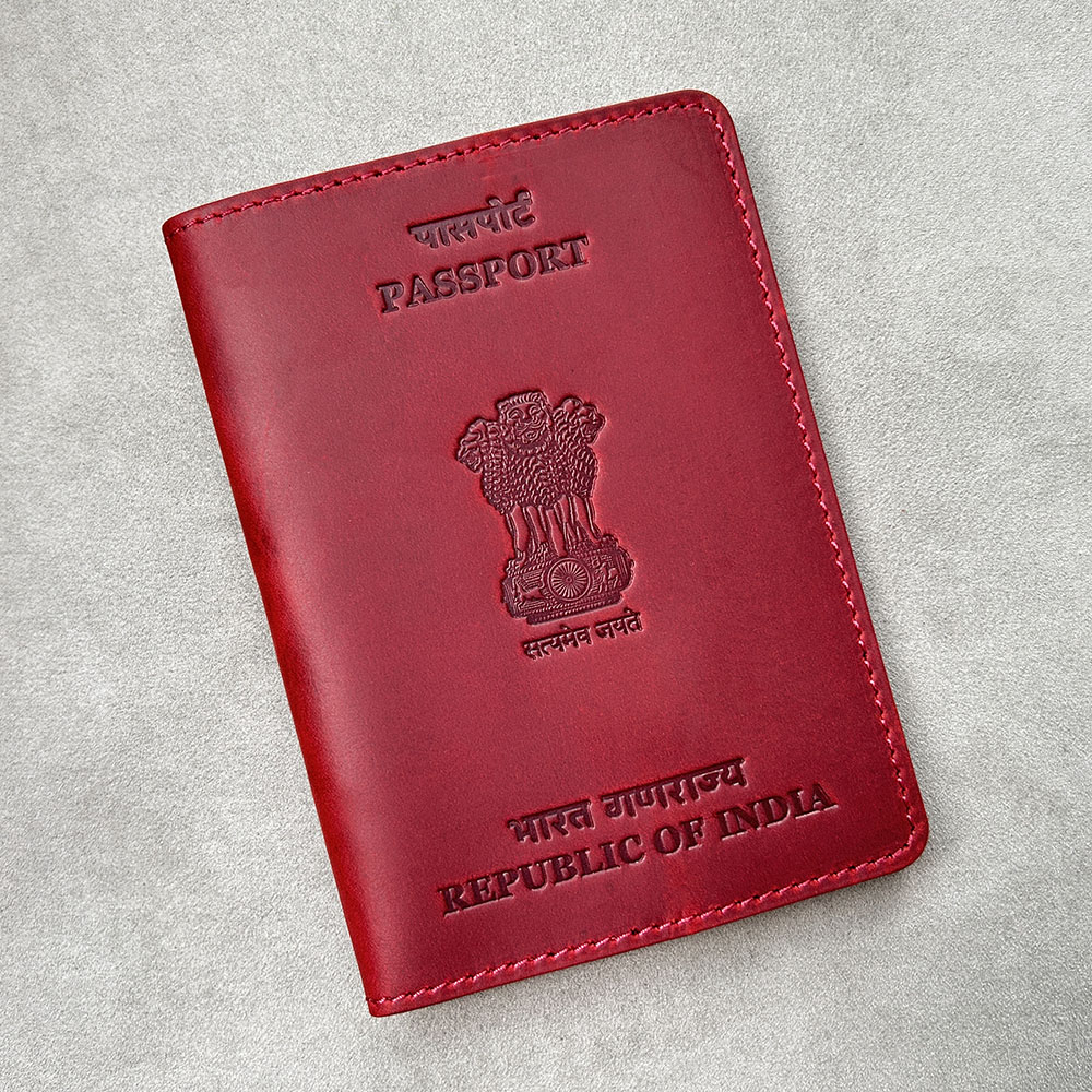Genuine Leather Personalised P - Travel Accessories India ulasan dan harga