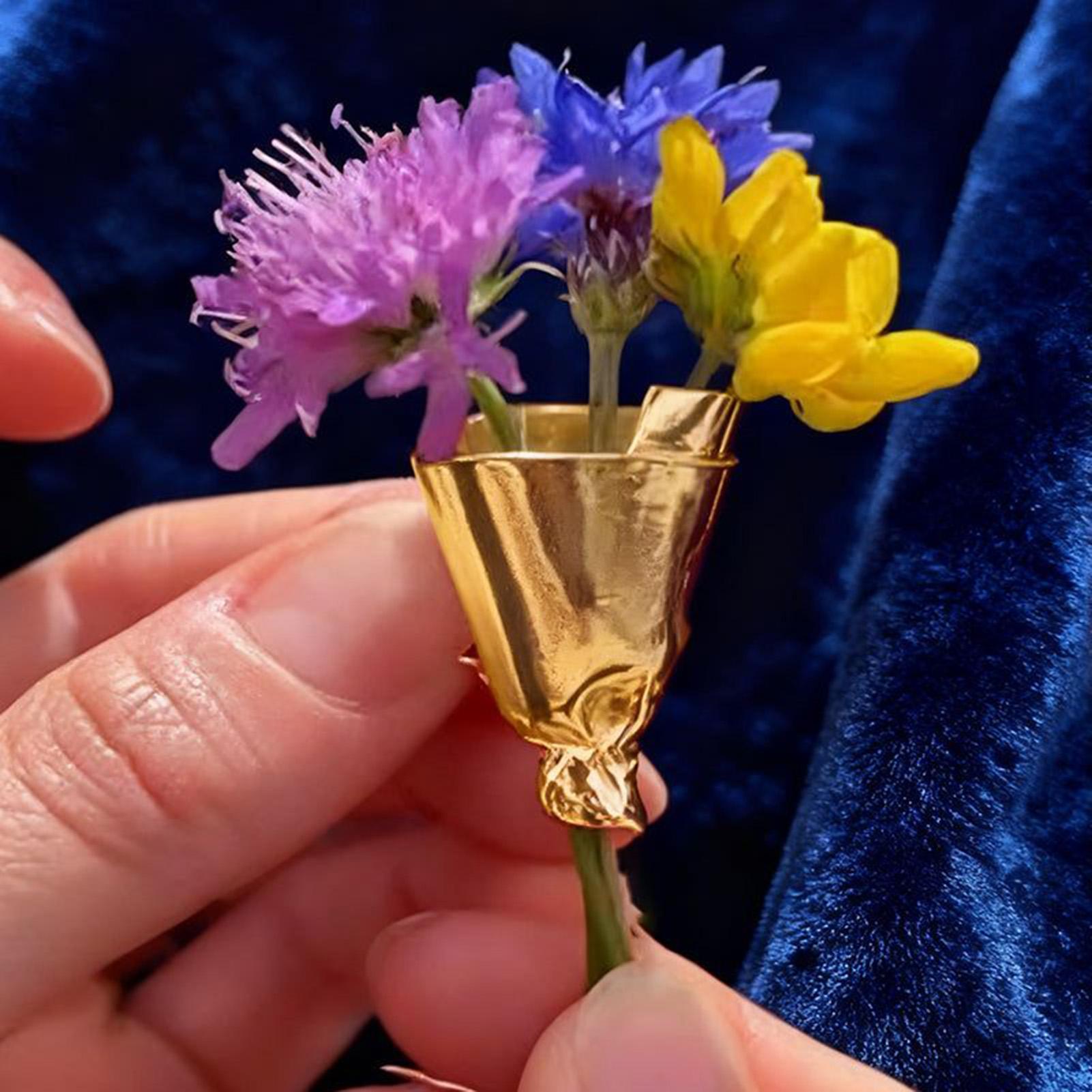 Women Flowers Bouquet Pins Bro - Travel Accessories India ulasan dan harga