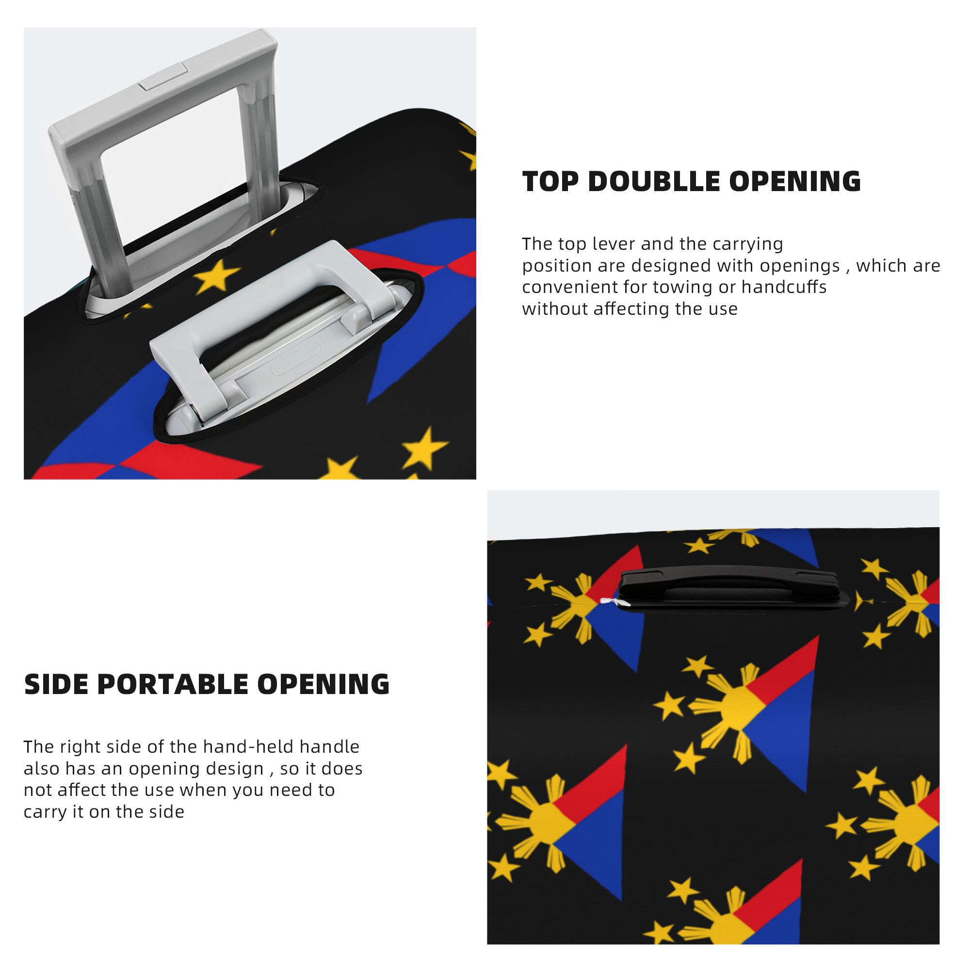Philippine Flag Landscape Lugg - Travel Accessories Philippines ulasan dan harga