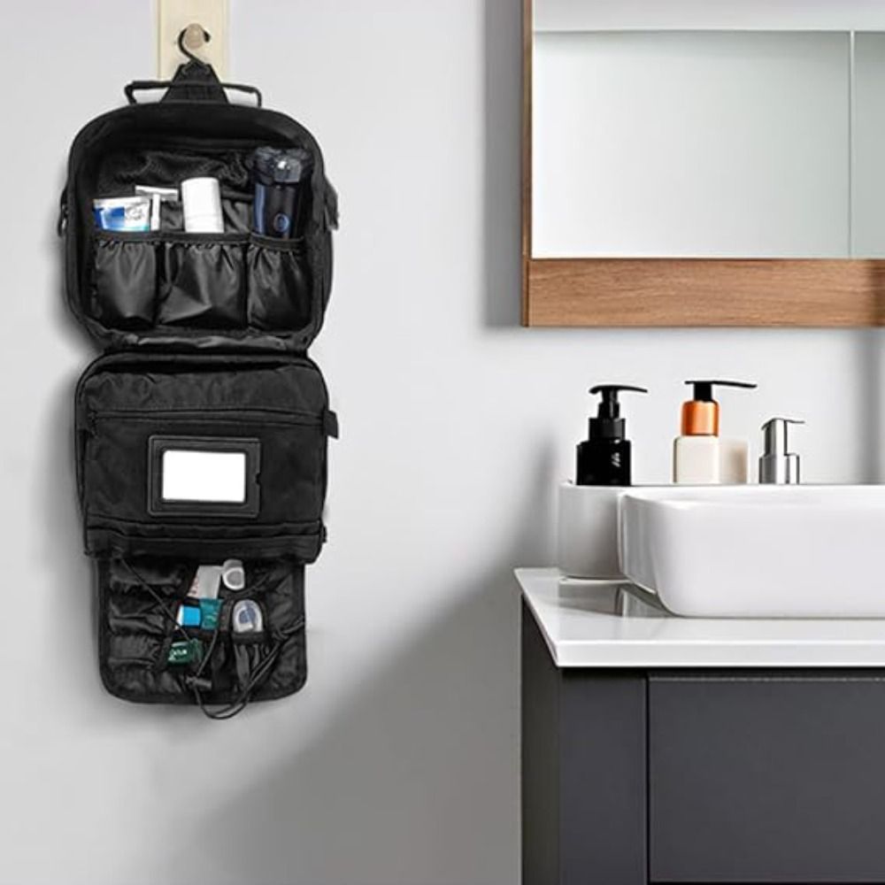 Hanging Toiletry Bag for Men M - Travel Accessories Kit For Men ulasan dan harga