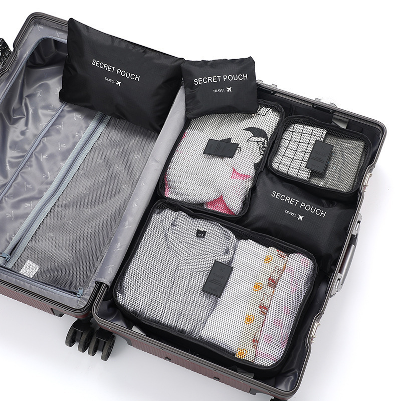 6 Set Travel Storage Bags Smal - Travel Accessories Packing Cubes ulasan dan harga