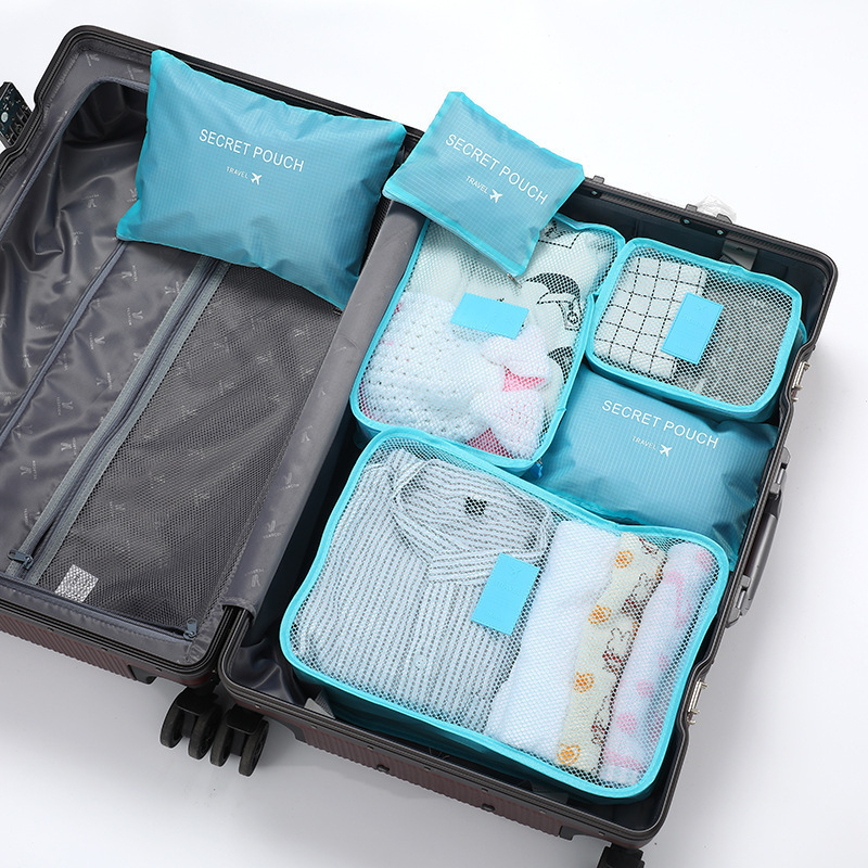 6 Set Travel Storage Bags Smal - Travel Accessories Packing Cubes ulasan dan harga