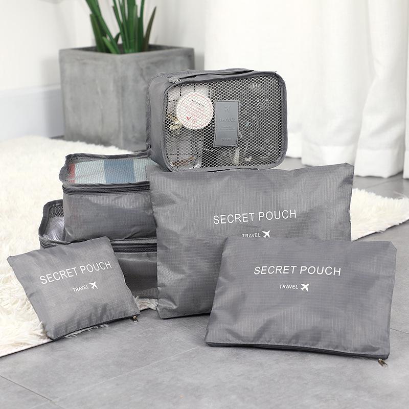 6 Set Travel Storage Bags Smal - Travel Accessories Packing Cubes ulasan dan harga