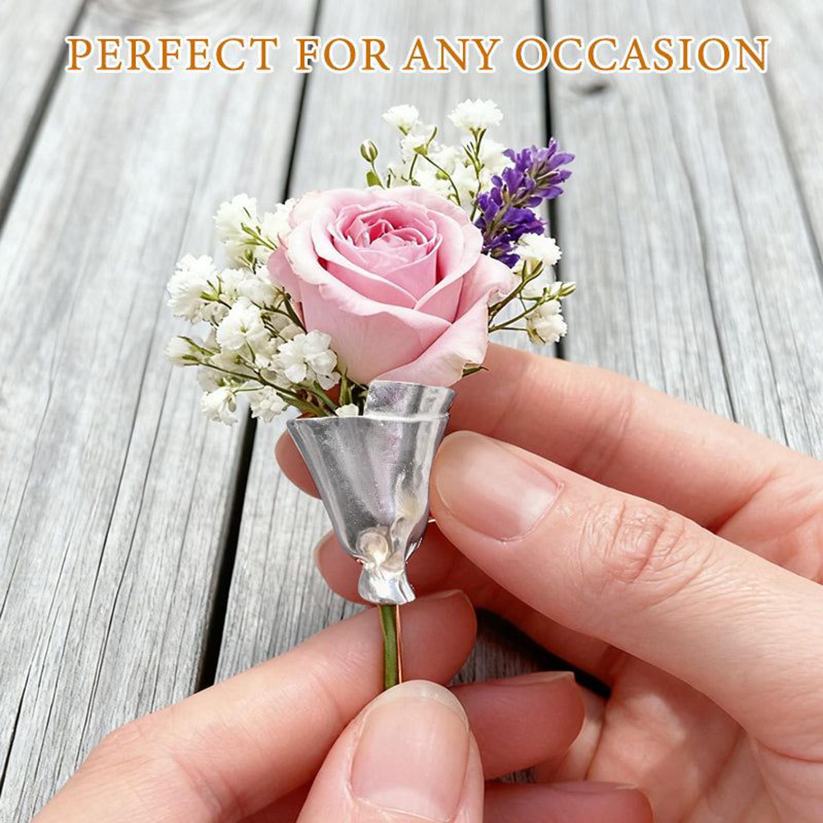 Bouquet Holder Lapel Pins Wedd - Travel Accessories India ulasan dan harga