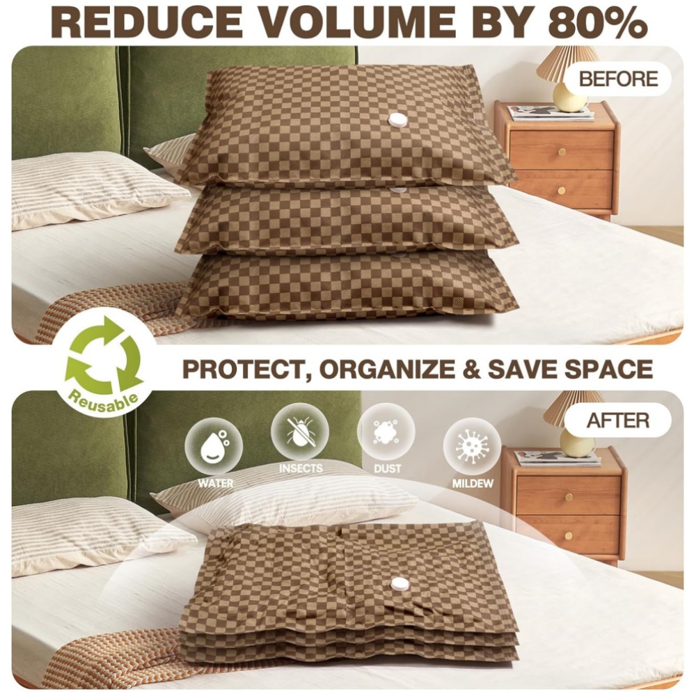Vacuum Storage Bags,Travel Ess - Travel Accessories Packing Cubes ulasan dan harga