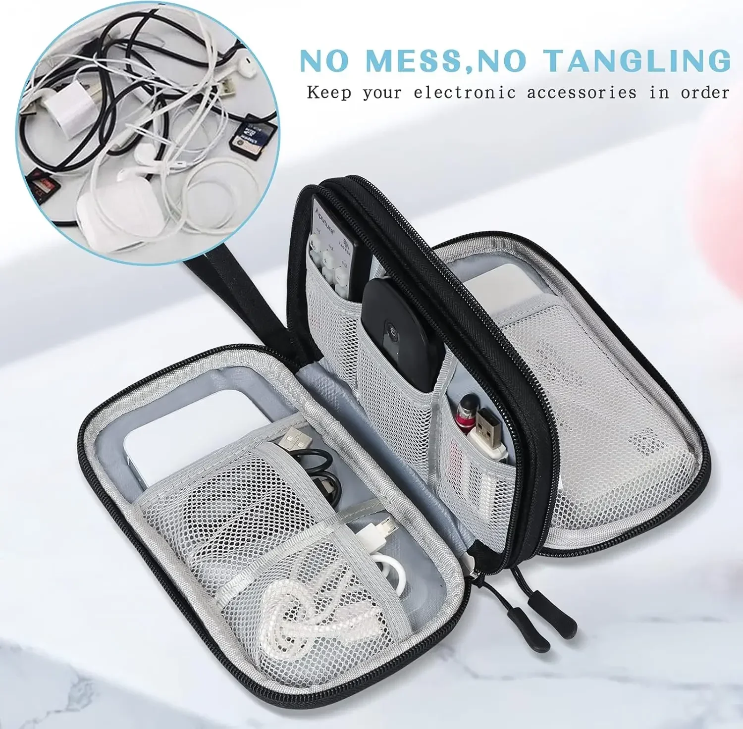 Travel Cable Bag Portable Digi - Travel Accessories Bag ulasan dan harga