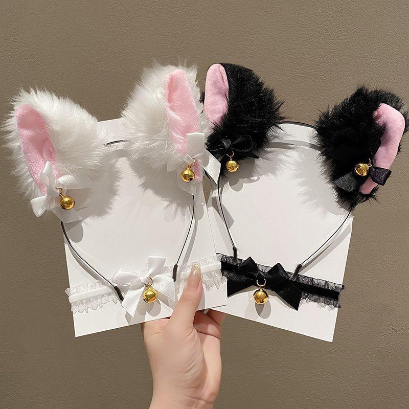 Plush Cat Ear Headband for Wom - Quirky Travel Accessories ulasan dan harga
