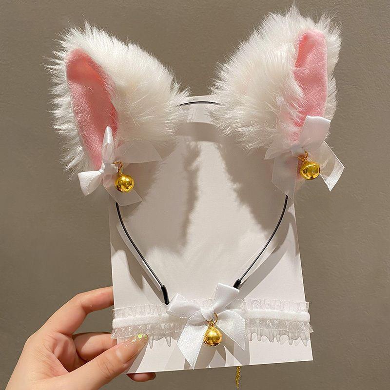 Plush Cat Ear Headband for Wom - Quirky Travel Accessories ulasan dan harga