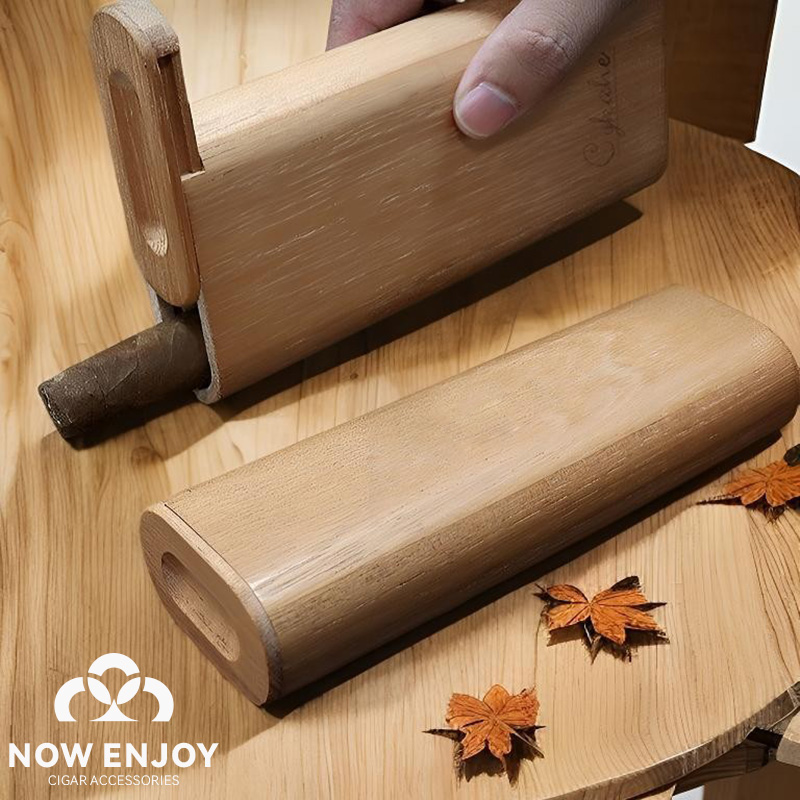 Portable Cigar Case Natural Ce - Travel Accessories Usa ulasan dan harga