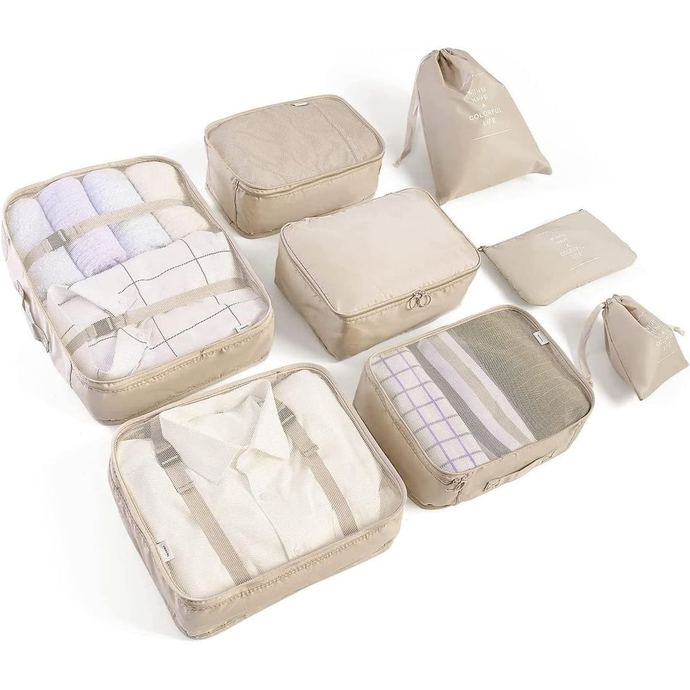Set Packing Cubes or Suitcases - Travel Accessories Packing Cubes ulasan dan harga