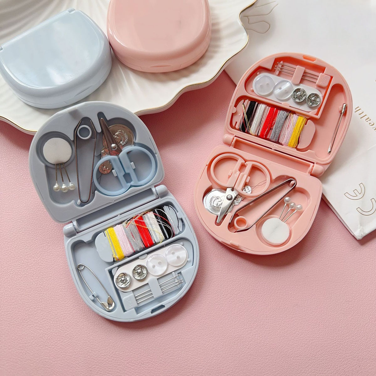Mini Manual Sewing Machine Kit - Travel Accessories Kit For Men ulasan dan harga