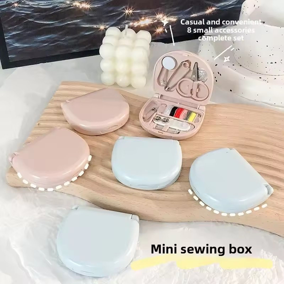 Mini Manual Sewing Machine Kit - Travel Accessories Kit For Men ulasan dan harga