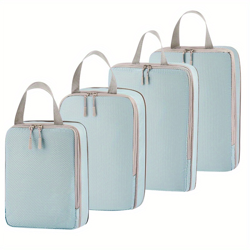 4Pcs/set Compression Packing C - Travel Accessories Packing Cubes ulasan dan harga