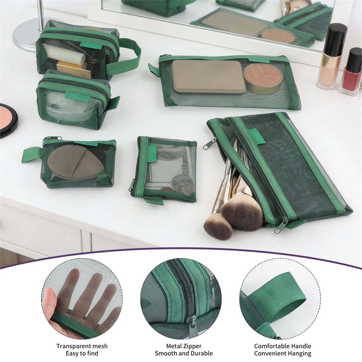 【TODAY-BUY】~@ 6pcs Transparent - Travel Accessories To Buy ulasan dan harga