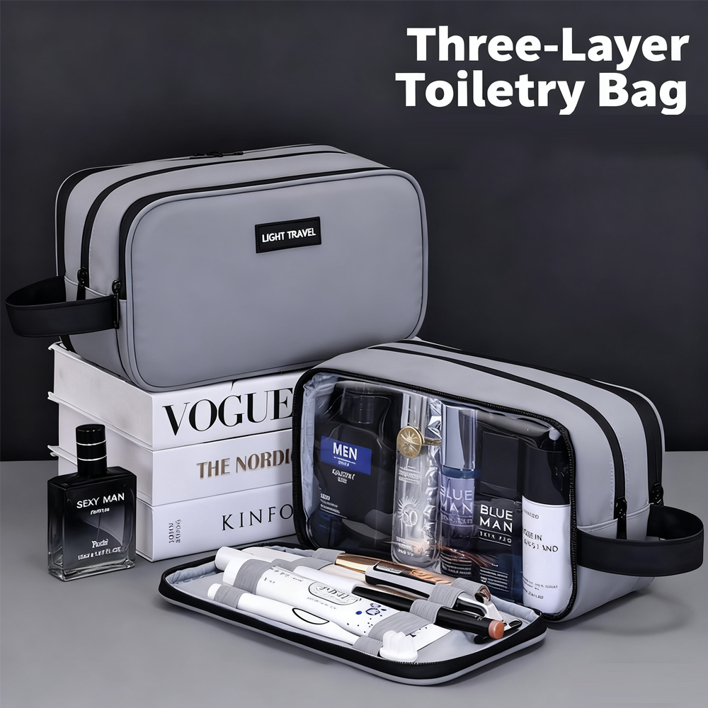 1PCS Toiletry Bag for Men, Tra - Travel Accessories Kit For Men ulasan dan harga